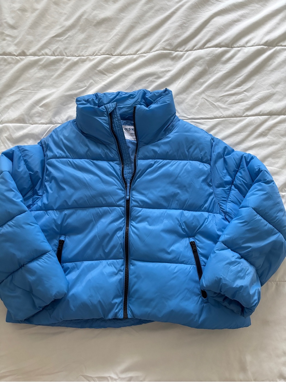Old Navy Blue Puffer Jacket - Lightweight Warmth